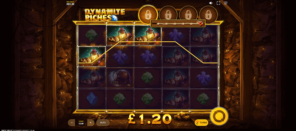 Dynamite Riches Bonuses
